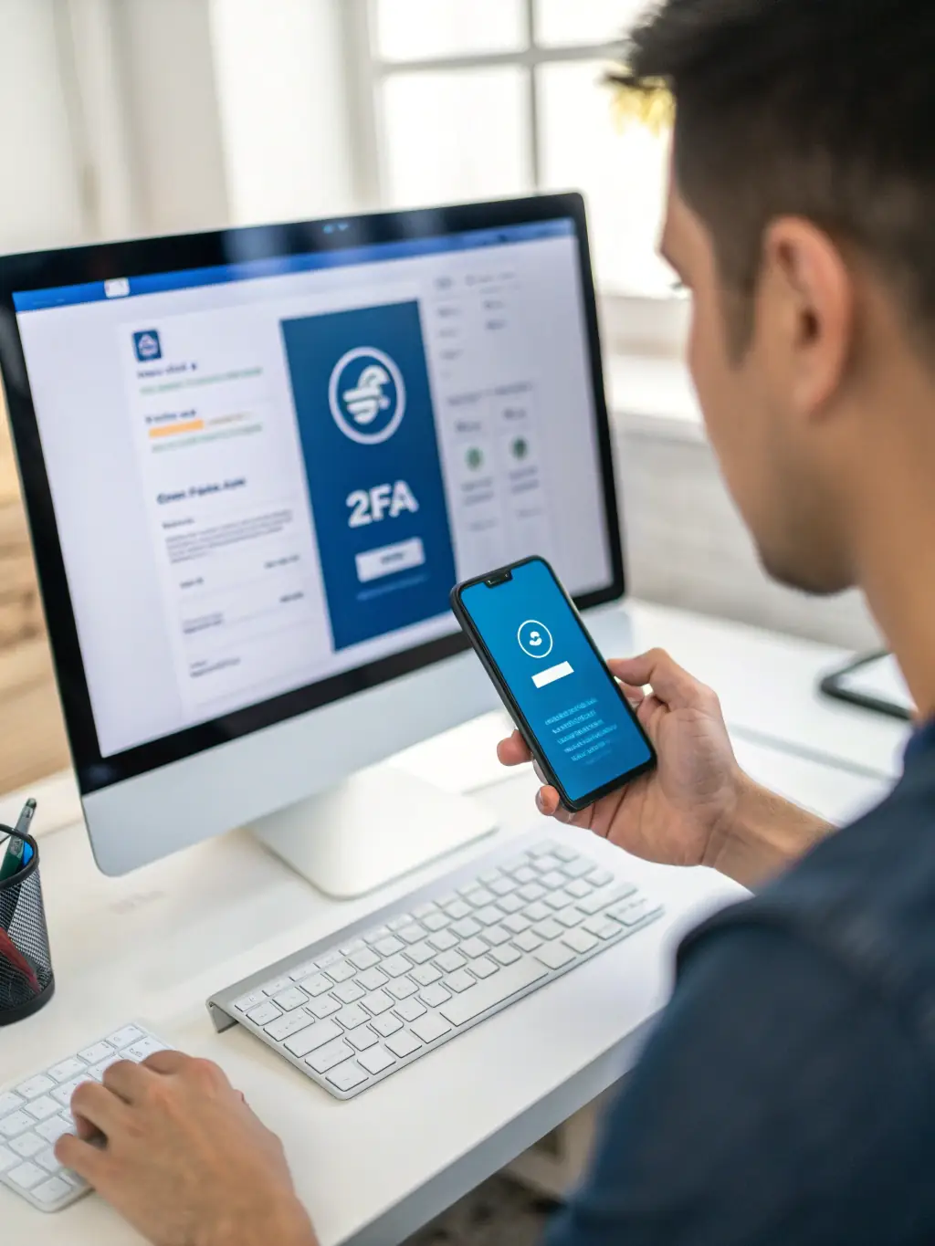 A graphic illustrating multi-factor authentication and encryption, emphasizing the robust security measures protecting virtual card transactions on Contact-mx.org.